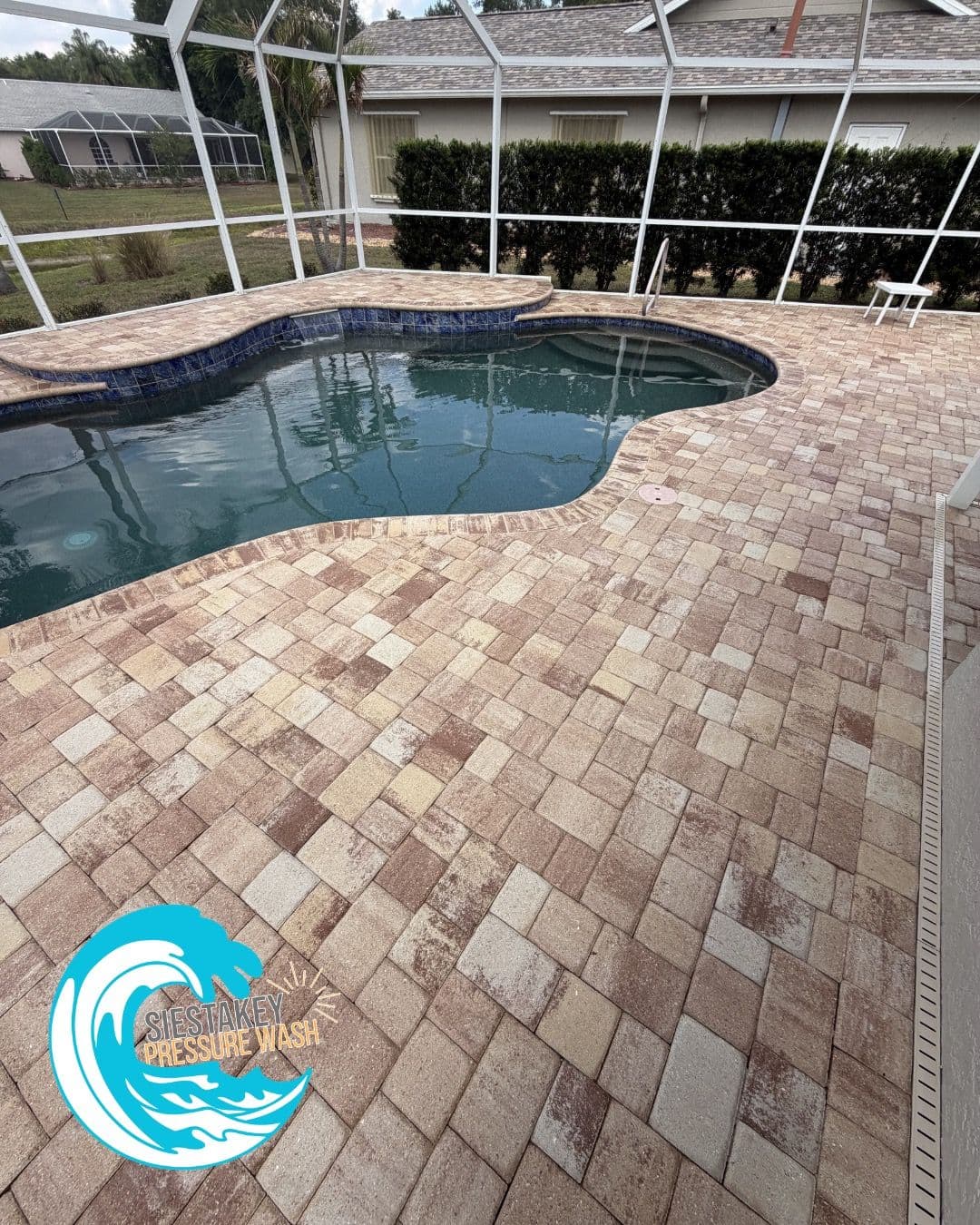 Gallery photos for Pool Deck Pavers Cleaned and Sealed the Right Way: Image #2