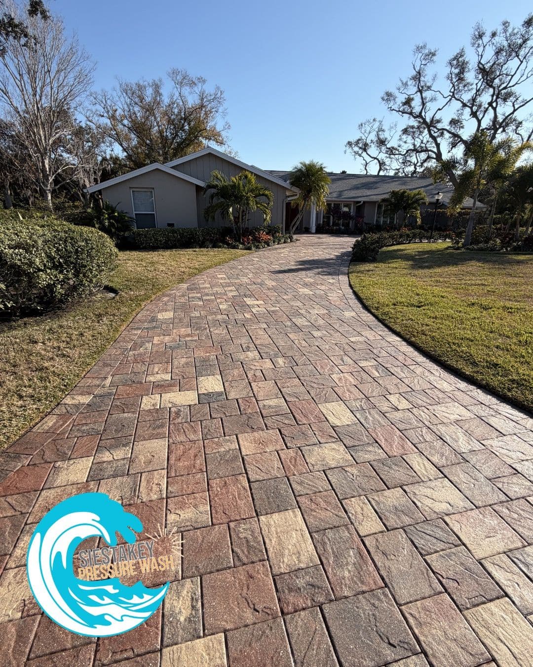 Gallery photos for Remarkable Driveway Paver Sealing with Siesta Pressure Wash: Image #1