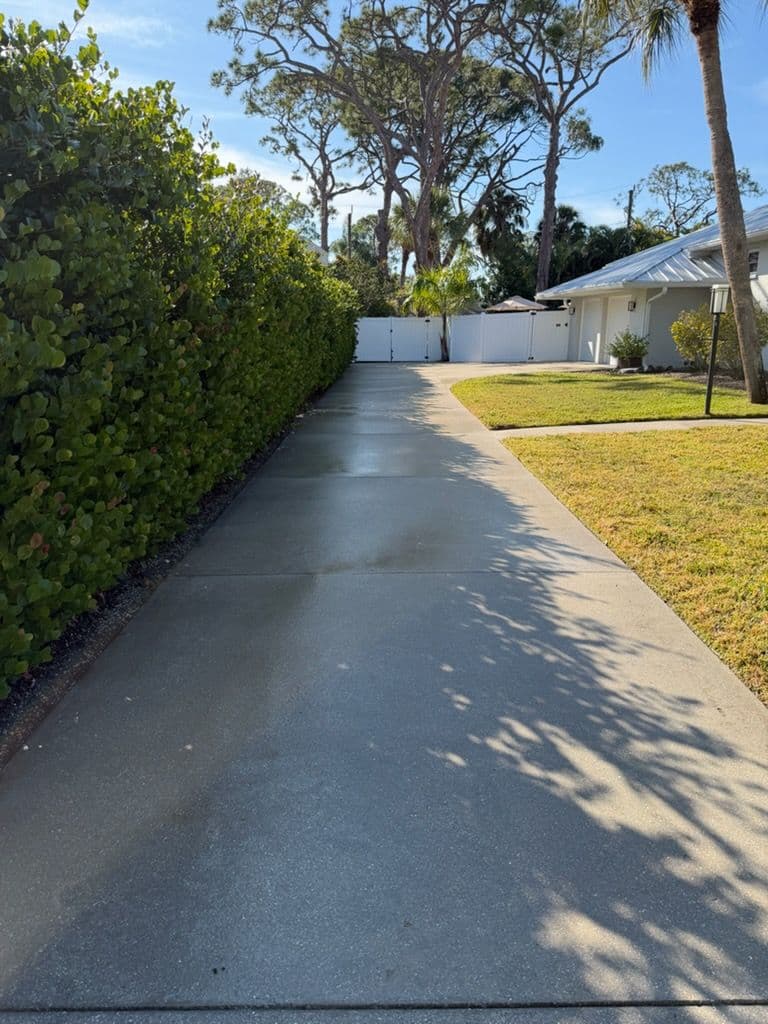 Driveway Transformation with Precision Pressure Washing