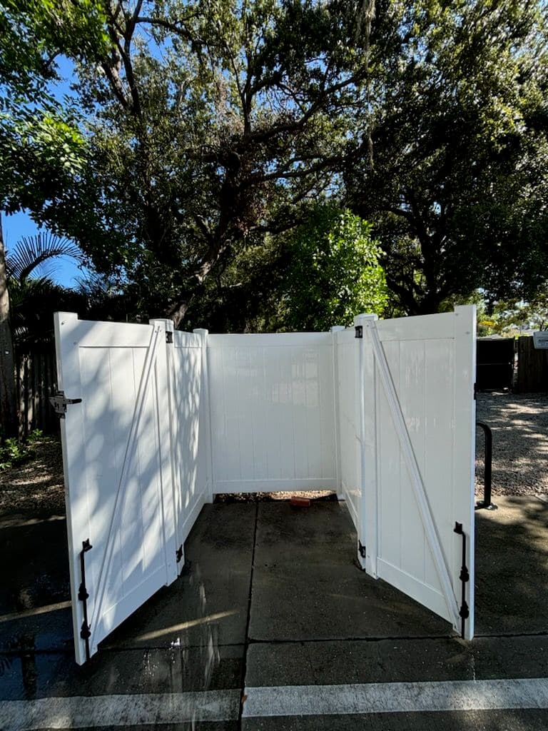 Fence Free of Algae and Mold with Professional Wash image