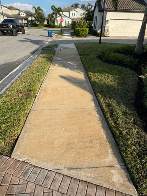 Gallery photos for Renewed Sidewalks with Professional Pressure Washing: Image #1