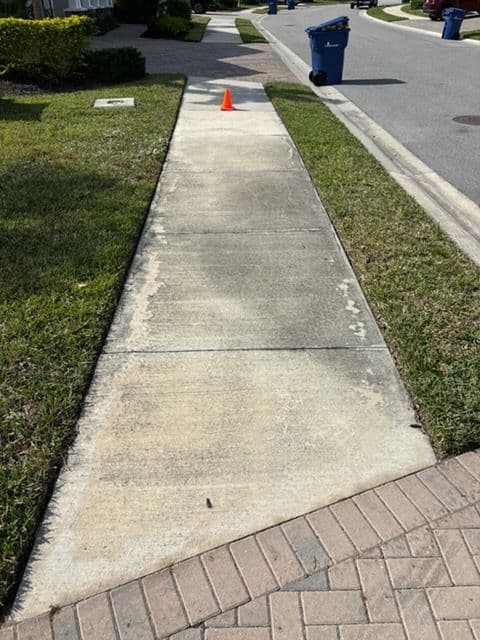 Gallery photos for Renewed Sidewalks with Professional Pressure Washing: Image #3